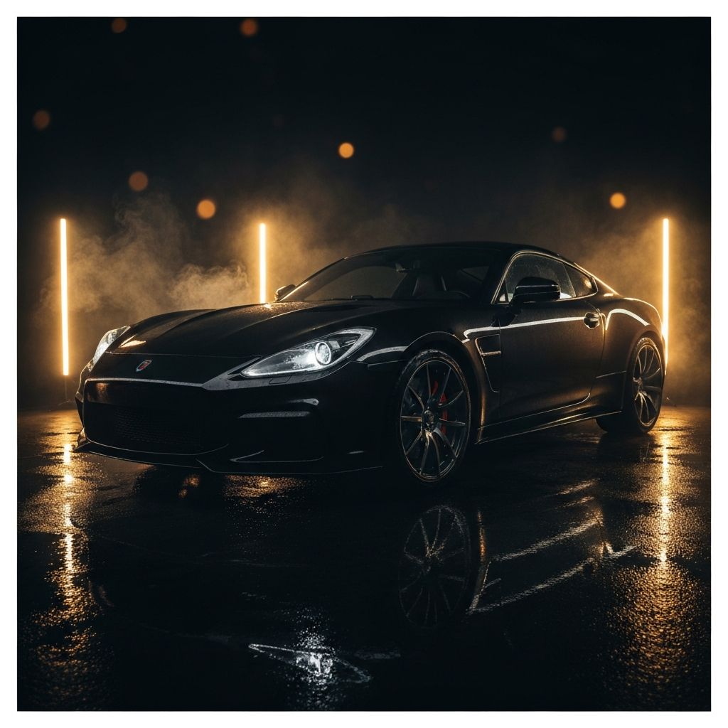 Премиальный автомобиль в студии детейлинга